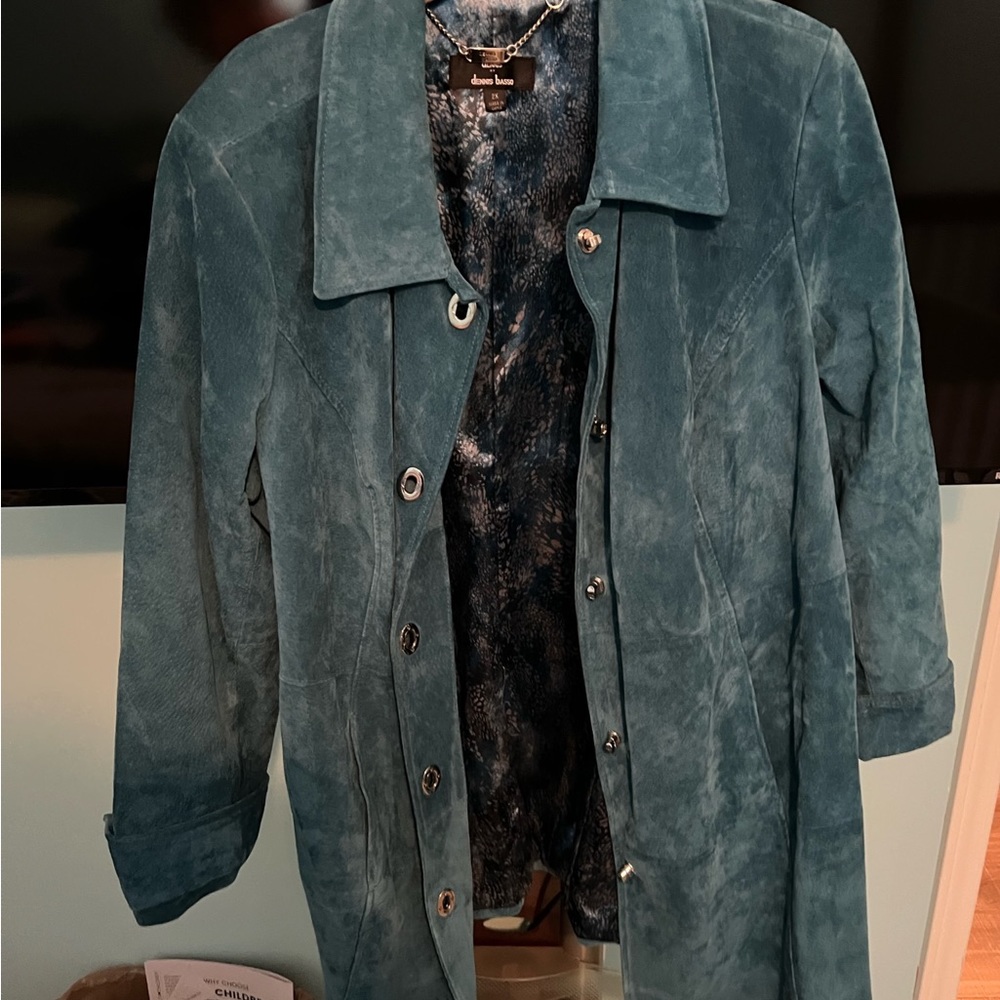 Suede coat. Size 2x